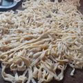 El cooksnap de paula cuando hizo Fideos caseros cortado a cuchillo.