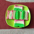 Cooksnap dari Alma Nabilah untuk resep Bolu pelangi kukus