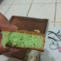 Cooksnap dari Zahra Arthexeina untuk resep Bolu pandan panggang irit telur (3 telur)