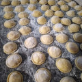 El cooksnap de sandramorochita34 cuando hizo Sorrentinos Jamón y Muzzarella o Queso - Masa y Relleno.