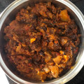 El cooksnap de Malagueña salerosa cuando hizo Fritada de pimientos y calabacín con pasas en Thermomix.