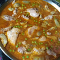 El cooksnap de Number One cuando hizo Paella de conejo.