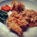 Cooksnap dari DEBY FEBRIANTY untuk resep Steak Ayam Crispy Saus Jamur