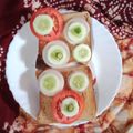 SHYAMALI MUKHERJEE's cooksnap of when they made চিলি পনির এন্ড এগ স্যান্ডউইচ (chili paneer and egg sandwich recipe in Bengali).