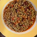 El cooksnap de m214 cuando hizo Habitas baby con piquillos y jamón .
