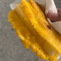El cooksnap de Maria Alejandra Fernández cuando hizo Arepas.