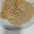 El cooksnap de Queco Cabilla cuando hizo Filetes de pollo estofados con champiñones.