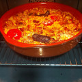 El cooksnap de antonio cuando hizo Arroz al horno -arròs al forn-.