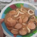 Cooksnap dari KITCHENI untuk resep 12. Cumi Sosis Asam Manis (MpAsi)