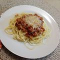 Norcsu Cooksnap-ja, amikor elkészítette a(z) Bolognai spagetti gombával receptet.