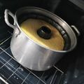 El cooksnap de Selene Aguilar cuando hizo Flan napolitano (horno).