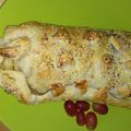 Judit Demeter Cooksnap-ja, amikor elkészítette a(z) Tésztabundában sült rakott csirkemell #medvehagyma receptet.