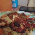 El cooksnap de M@bel cuando hizo Berenjenas a la parmesana.