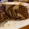 El cooksnap de Shei cuando hizo Torta Cebra de chocolate, dulce de leche y vainilla.