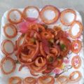 Twinkle Bhalala's cooksnap of when they made લચ્છા ડુંગળી નો સલાડ. (Lachha onion salad Recipe in Gujarati).
