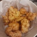 El cooksnap de Pamela Espinoza cuando hizo Fritos de coliflor.