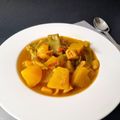 El cooksnap de 🍏 La Cocinera Novata cuando hizo Patatas con calamares y verduras del hortet, en olla exprés.