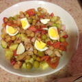 El cooksnap de piura cuando hizo Ensalada de garbanzos.