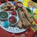 Lovely Agrawal's cooksnap of when they made Stuffed Moong dal chilla.