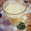 Aamna Saad's cooksnap of when they made Chickoo banana shake.