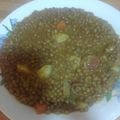 El cooksnap de Cristina Suárez cuando hizo Lentejas con chorizo.