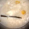 El cooksnap de Arianne cuando hizo Gachas de todos los santos. Receta familiar.