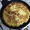 El cooksnap de Hugo Pavez cuando hizo Tortilla de coliflor.
