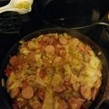 Dawn Smith's cooksnap of when they made Smoked sausage & cabbage.