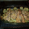El cooksnap de trombiloki cuando hizo Trucha al horno con limón y orégano.