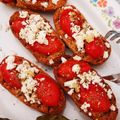 Cooksnap από Maria στη συνταγή Σνακ βραδινό ελαφρύ με crispies ολικής ντοματίνια και φέτα