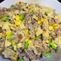 𝓐𝓵𝓵𝔂 𝓛𝓲𝓾 的 絞肉腐皮炒鮮蔬｜低醣一鍋到底 cooksnap