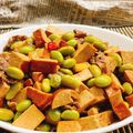 姚佩妘 的 蛋白質滿載之毛豆炒豆干 cooksnap