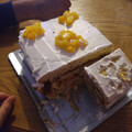 El cooksnap de Elizabeth Hernández cuando hizo Torta tres leches y frutas.