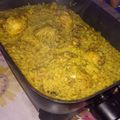 El cooksnap de Georgina Losardo cuando hizo Arroz amarillo con pollo.