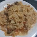 El cooksnap de Mayra Flores cuando hizo Fideos Caseros.