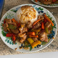 El cooksnap de Alejandro Reina Rodriguez cuando hizo Magro de cerdo con verduras al wok.