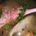 Cooksnap MommyNad semasa beliau membuat Sup Ikan Merah.