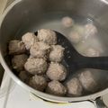 Cooksnap dari indrijrola untuk resep Bakso sapi sederhana (daging cincang, pakai blender)