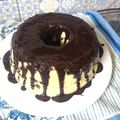 El cooksnap de Nati 💛🖤 cuando hizo Torta de yogurt con chips de chocolate en microondas.