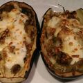 El cooksnap de Carmen Sanchez cuando hizo Berenjenas rellenas de pollo.