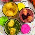 Madhvi Dwivedi का कुकस्नैप जब उन्होंने फ्लेवर्ड कांजी शॉर्ट्स (Flavoured Kanji Shorts recipe in Hindi) बनाया था।