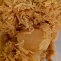 Saira Abdullah's cooksnap of when they made Aloo Akni.