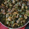 Sujata saxena का कुकस्नैप जब उन्होंने प्याज़ की भिंडी (pyaz ki bhindi recipe in Hindi) बनाया था।