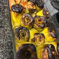 Cooksnap από Angelina Ambrs στη συνταγή Γεμιστά στη γάστρα με κιμά και τυράκι έκπληξη