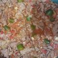 El cooksnap de Alessa B cuando hizo Bistec a la Mexicana con cerveza.