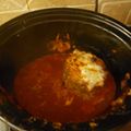 Cheryl Williams's cooksnap of when they made Crockpot - Turkey Stuffed Bell Peppers.