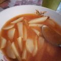 El cooksnap de Grass cuando hizo Sopa de papa.
