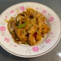 洪蜻蜓 的 蔥爆松板豬 cooksnap