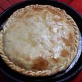 El cooksnap de La Puchi Códoba cuando hizo Tarta de jamón, queso y choclo.