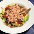 El cooksnap de Silvia Serrat Miralles cuando hizo Escalibada con aguacates.